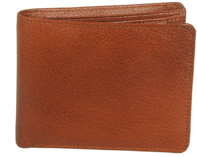 

Hidekin Men Brown Genuine Leather Wallet(10 Card Slots)