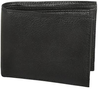 

Hidekin Men Black Genuine Leather Wallet(10 Card Slots)