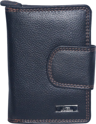 

AVES Fashion Women Black Genuine Leather Wallet(2 Card Slots)