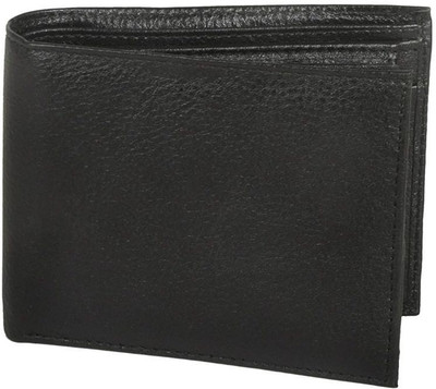 

Hidekin Men Black Genuine Leather Wallet(10 Card Slots)