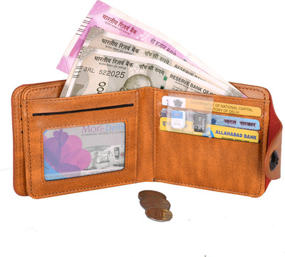 

pocket bazar Men Tan Artificial Leather Wallet(10 Card Slots)