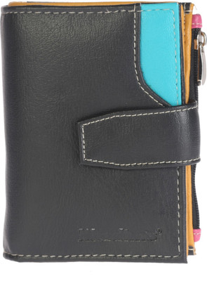 

Khadim's Women Black Artificial Leather Wallet(12 Card Slots)
