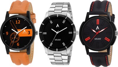 AFLOAT AFC~12 ~PACK Of 3~ANALOG MODISH COMBO Watch  - For Men   Watches  (Afloat)