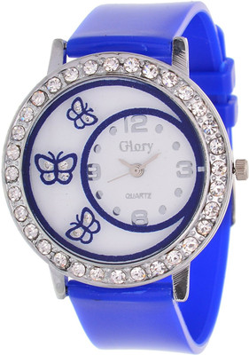 View JM SELLER New Design atractive Dial Blue Belt Wacth for Girls and Women JM-005X Watch  - For Girls Wrist Watches Price Online(JM SELLER)