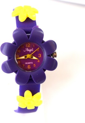 VITREND (R-TM) Purple Flower Design Analog New Watch  - For Girls   Watches  (Vitrend)