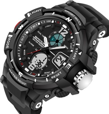 Sanda AquaSanda005 SANDA 289 Watch Men G Style Waterproof Sports Military Watches Hombre Men's Luxury Analog Digital Shock Watch-Black Watch  - For Men   Watches  (Sanda)