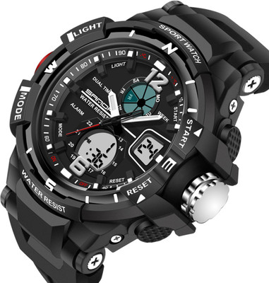 48% OFF on Sanda AquaSanda005 SANDA 289 Watch Men G Style Waterproof Sports Military Watches