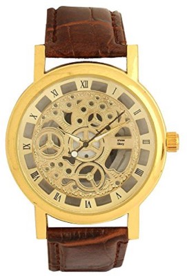 PEPPER STYLE Brown Leather Curren Mens Analogue Watch Mens & Boys Watch  - For Men   Watches  (PEPPER STYLE)