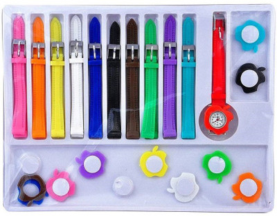 View lavishable Mmulti Belt Colour & Dail Apple Watch For Kids Watch - For Girls Watch  - For Girls Wrist Watches Price Online(Lavishable)