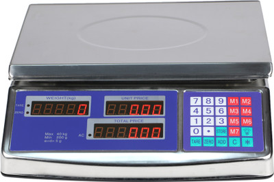 

Selves PC3 Price Computing Weighing Scale(Silver & Blue)