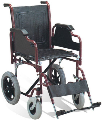 

TRM Powder Coated Steel Wheelchair Manual Wheelchair(Attendant-propelled Wheelchair)