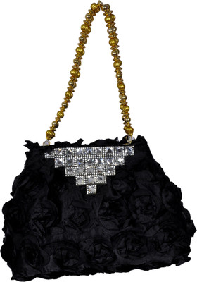 

DUCHESS Party Black Clutch