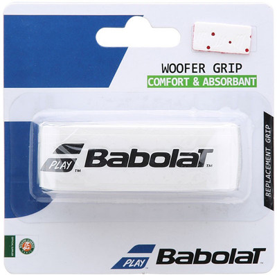 

Babolat WOOFER GRIP X 1 Tacky Touch Grip(White, Pack of 1)
