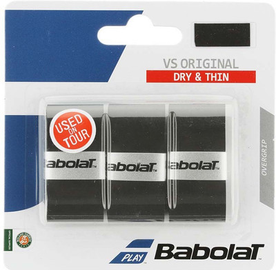 

Babolat VS ORIGINAL X3 Tacky Touch Grip(Black, Pack of 3)