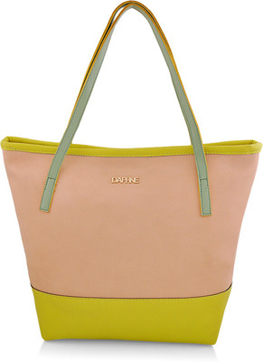 

Daphne Hand-held Bag(Pink, Beige), Beige;pink