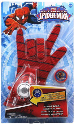 

Wonder Star Present Spiderman Gloves with Disc Launcher(Red)