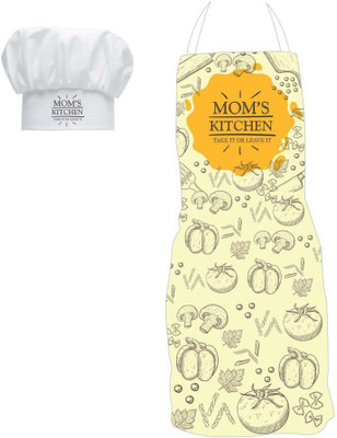 GIFTSMATE Polyester Home Use Apron - Free Size(Multicolor, Single Piece)