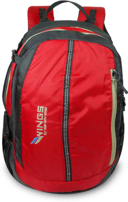 

Wings Volcano 55 L Laptop Backpack(Red)