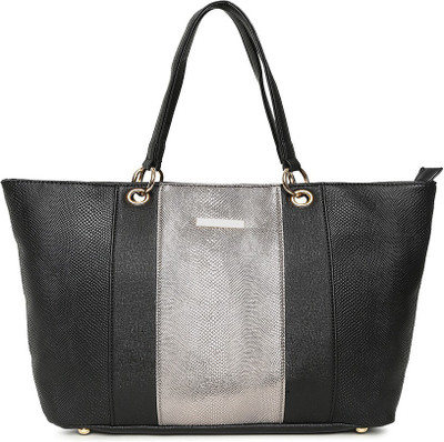

Addons "ADD GLITTER" Tote Shoulder Bag(Black, 5 L)