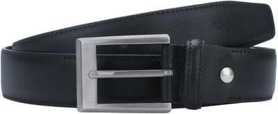 Park Avenue Men Formal Black Genuine Leather Belt
