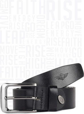 

Metronaut Men Casual Black Genuine Leather Belt