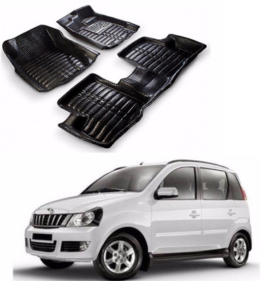 AUTOGARH Plastic 5D Mat For  Mahindra Quanto(Black)