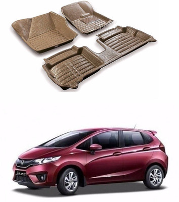 AUTOGARH Plastic 5D Mat For  Honda Jazz(Beige)