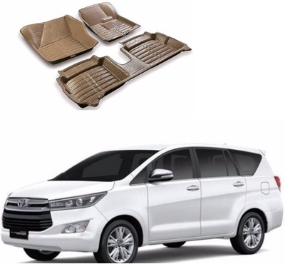 AUTOGARH Plastic 5D Mat For  Toyota Innova(Beige)