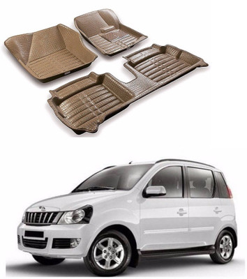 AUTOGARH Plastic 5D Mat For  Mahindra Quanto(Beige)