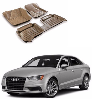 AUTOGARH Plastic 5D Mat For  Audi A3(Beige)