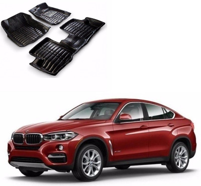 AUTOGARH Plastic 5D Mat For  BMW X6(Black)
