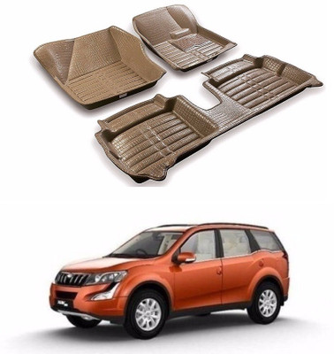 AUTOGARH Plastic 5D Mat For  Mahindra XUV 500(Beige)