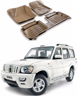 AUTOGARH Plastic 5D Mat For  Mahindra Scorpio(Beige)