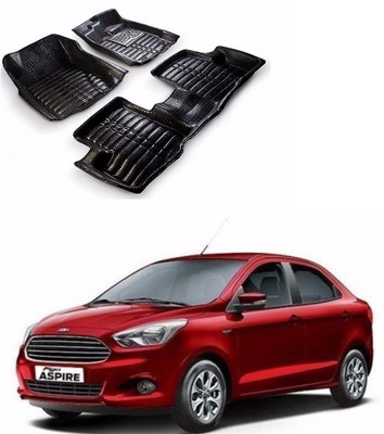 AUTOGARH Plastic 5D Mat For  Ford Aspire(Black)