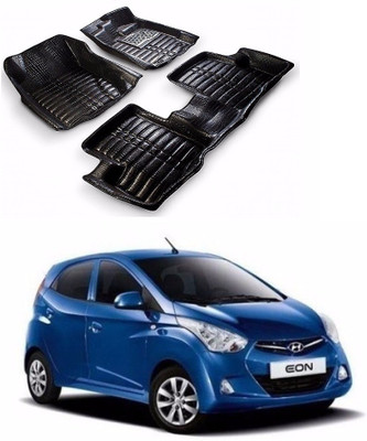 AUTOGARH Plastic 5D Mat For  Hyundai Eon(Black)
