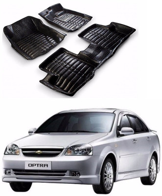 AUTOGARH Plastic 5D Mat For  Chevrolet Optra(Black)