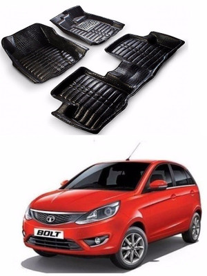 AUTOGARH Plastic 5D Mat For  Tata Bolt(Black)