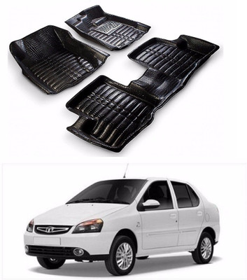 AUTOGARH Plastic 5D Mat For  Hyundai Sonata(Black)