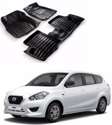 AUTOGARH Plastic 5D Mat For  Datsun Go+(Black)