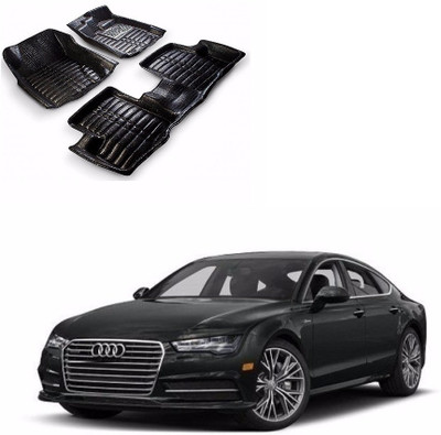 AUTOGARH Plastic 5D Mat For  Audi A7(Black)