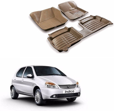AUTOGARH Plastic 5D Mat For  Tata Indica(Beige)