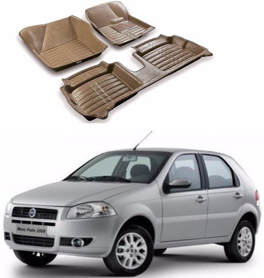 AUTOGARH Plastic 5D Mat For  Fiat Palio(Beige)