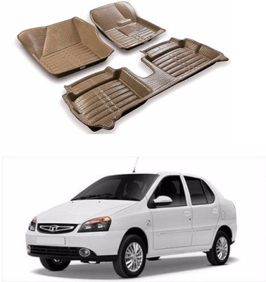 AUTOGARH Plastic 5D Mat For  Hyundai Sonata(Beige)