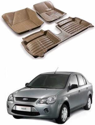 AUTOGARH Plastic 5D Mat For  Ford Ikon(Beige)