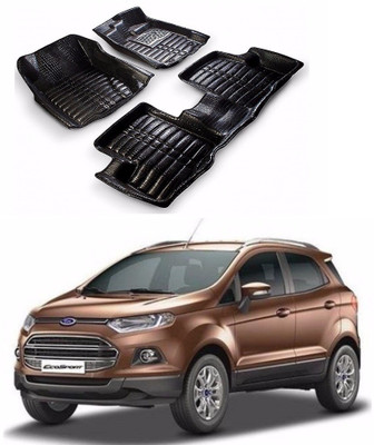 AUTOGARH Plastic 5D Mat For  Ford Ecosport(Black)