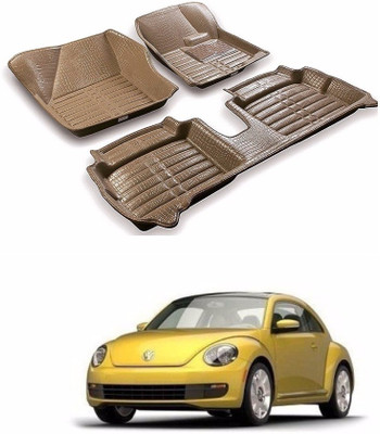 AUTOGARH Plastic 5D Mat For  Volkswagen Beetle(Beige)