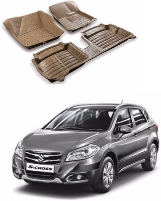 AUTOGARH Plastic 5D Mat For  Maruti Suzuki S-Cross(Beige)