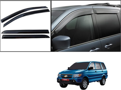 Autonity Tape on Matte Black Window Visor(Black Set of 4)