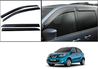 Autonity Tape on Matte Black Window Visor(Black Set of 4)