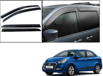 Autonity Tape on Matte Black Window Visor(Black Set of 4)